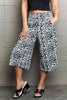 Ninexis Leopard High Waist Flowy Wide Leg Pants with Pockets-Trendsi-Grey Leopard-S-SatinBoutique