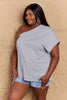 Ninexis in My Groove One Shoulder Loose Top, Also Plus sizes-Trendsi-SatinBoutique