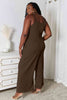 Basic Bae Full Size Spaghetti Strap V-Neck Jumpsuit-Trendsi-SatinBoutique