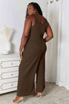 Basic Bae Full Size Spaghetti Strap V-Neck Jumpsuit-Trendsi-SatinBoutique