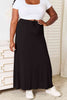 Double Take Full Size Soft Rayon Drawstring Waist Maxi Skirt Rayon-Trendsi-SatinBoutique