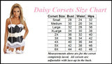 Korset Daisy IS-D-22 Korset Burlesque Saiz 3-4X Daisy