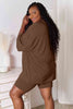 Basic Bae Full Size Soft Rayon Three-Quarter Sleeve Top and Shorts Set-Trendsi-SatinBoutique