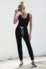 Knot Sleeveless Waist Jumpsuit Trendsi