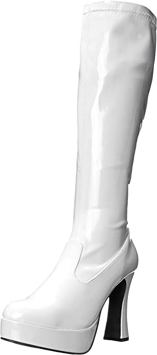 Ellie Shoes E-Chacha 5" Heel Stretch Knee Boots With Inner Zipper Ellie Shoes