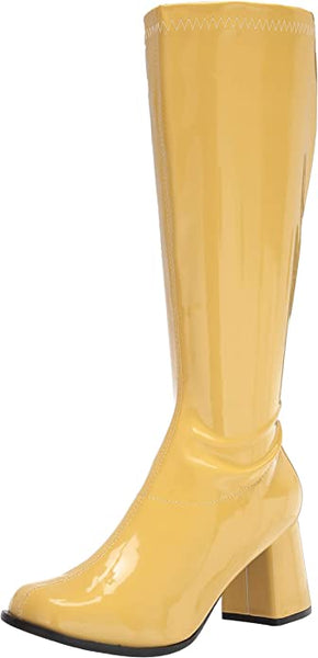 Plus Size Gogo Boots 3" with Zipper by Ellie Shoes, Available in Sizes 13 & 14 - Stylish & Versatile Ellie Shoes