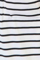 Double Take Striped Open Front Longline Cardigan-Trendsi-SatinBoutique