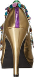 Ellie Shoes E-414-Masquerade 4" Heel Women's Costume Peep-Toe Pump. Ellie Shoes