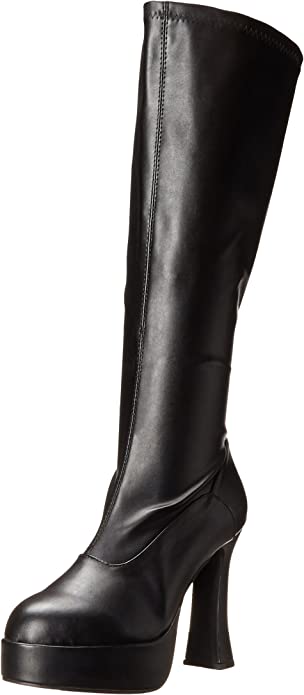 Ellie Shoes E-Chacha 5" Heel Stretch Knee Boots With Inner Zipper Ellie Shoes