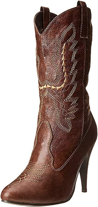 Ellie Shoes E-418-Cowgirl 4" Heel Ankle Women's Cowgirl Boot. Ellie Shoes