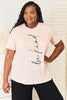 Simply Love BE KIND Graphic Round Neck T-Shirt, Also Plus sizes-Trendsi-Peach-2XL-SatinBoutique