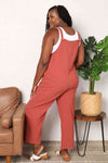 Double Take Wide Leg Overalls with Front Pockets-Trendsi-SatinBoutique