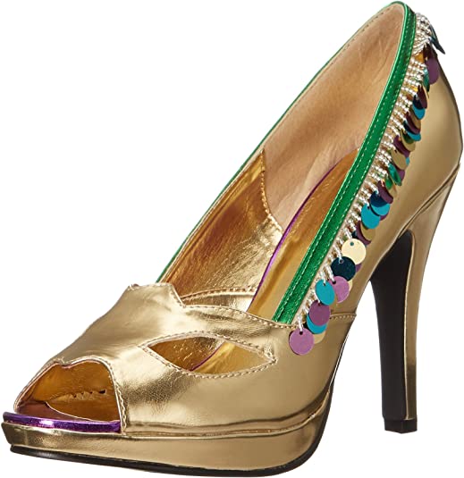 Ellie Shoes E-414-Masquerade 4" Heel Women's Costume Peep-Toe Pump. Ellie Shoes