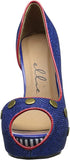 Ellie Shoes E-519-Harbor Жаночыя туфлі-лодачкі з адкрытым наском на абцасе 5 цаляў. Абутак Ellie