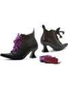 Pantofi Ellie IS-E-301-Abigail Cizme de damă cu toc de 3 inchi. Ghete de vrăjitoare pentru femei. Mărimea 9 Pantofi Ellie