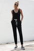 Knot Sleeveless Waist Jumpsuit Trendsi