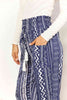 Double Take Geometric Print Tassel High-Rise Pants-Trendsi-SatinBoutique