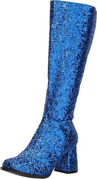 Ellie Shoe E-GOGO-G  3" Heel Glitter Gogo Boot. with Zipper. Ellie Shoes