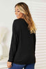 Double Take Seam Detail Round Neck Long Sleeve Top-Trendsi-SatinBoutique