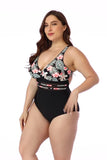 Jednodijelni kupaći kostim s cvjetnim izrezom Trendsi