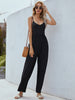 Adjustable Spaghetti Strap Jumpsuit with Pockets Trendsi