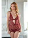 Allure 17-3003 Dahlia Lace Chemise with G-string Allure Lingerie