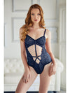 Allure 4-1904 Lace and Mesh Teddy Allure Lingerie