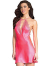 Be Wicked IS-BW1631HP Sartig satinslip, Hot Pink, Med Size Be Wicked