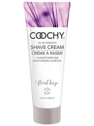 COOCHY Shave Cream -7.2 oz Floral Haze - 7.2 Oz / White