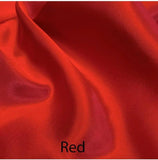 Custom made FITTED SHEET of Silky Lingerie Satin, Queen, and Full-BEDDING-Satin Boutique-Red-Queen-SatinBoutique