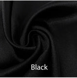 Custom made FITTED SHEET of Silky Lingerie Satin, Queen, and Full-BEDDING-Satin Boutique-Black-Queen-SatinBoutique