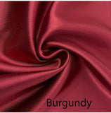 Custom made FITTED SHEET of Silky Lingerie Satin, Queen, and Full-BEDDING-Satin Boutique-Burgundy-Queen-SatinBoutique