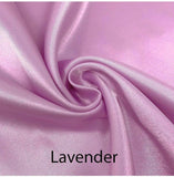 Custom made FITTED SHEET of Silky Lingerie Satin, Queen, and Full-BEDDING-Satin Boutique-Lavender-Queen-SatinBoutique