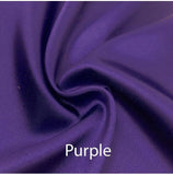 絲質內衣緞、女王和全套床上用品定制床單 - 紫色 - 女王 - 緞精品