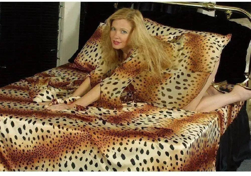 Custom made FITTED SHEET of Silky Lingerie Satin, Twin, and Twin XL - BEDDING