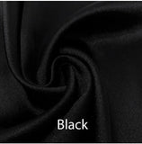 Custom made FITTED SHEET of Silky Lingerie Satin, Twin, and Twin XL-BEDDING-Satin Boutique-Black-Twin-SatinBoutique