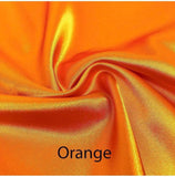 Custom made FITTED SHEET of Silky Lingerie Satin, Twin, and Twin XL-BEDDING-Satin Boutique-Orange-Twin-SatinBoutique