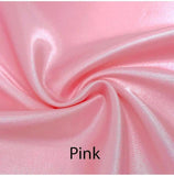Custom made FITTED SHEET of Silky Lingerie Satin, Twin, and Twin XL-BEDDING-Satin Boutique-Pink-Twin-SatinBoutique