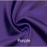 Custom made FITTED SHEET of Silky Lingerie Satin, Twin, and Twin XL-BEDDING-Satin Boutique-Purple-Twin-SatinBoutique