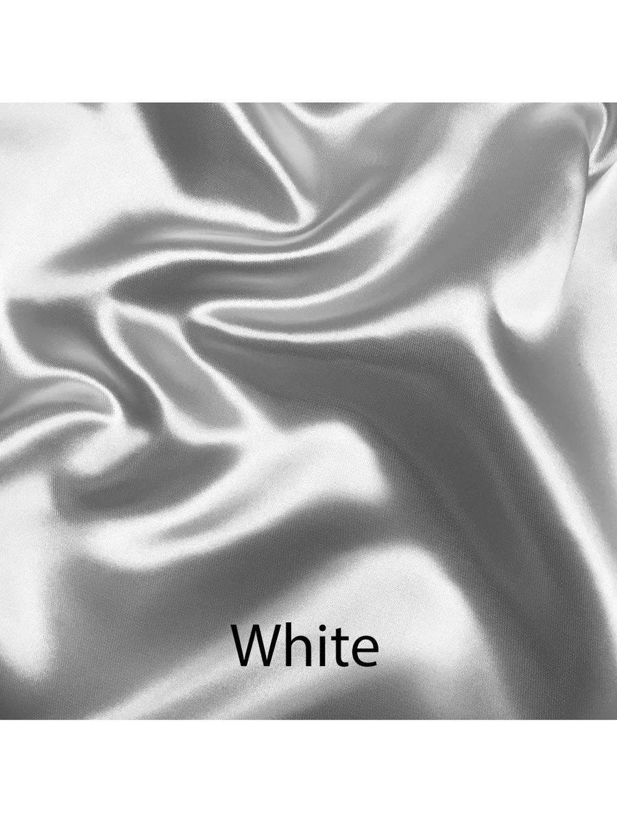 Skræddersyet FITTED SHEET of Shiny & Slick Nouveau Polyester Bridal Satin [vælg indstillinger for pris] Satin Boutique