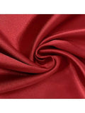 Изработени по поръчка комплекти сатенени чаршафи бельо, двойни, XL двойни и разделени кралски бельо сатенени чаршафи-сатенен бутик-тъмно червено-двойни-сатен бутик