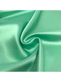 Sady saténového povlečení na prádlo na zakázku, Twin, XL Twin a Split King-Saténové povlečení na spodní prádlo-Satin Boutique-Aqua Green-Twin-SatinBoutique
