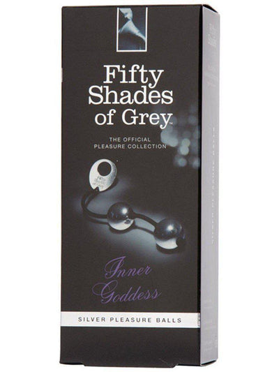 EL-FSG40174 Fifty Shades of Grey Inner Goddess Silver Metal Pleasure Balls vendor-unknown