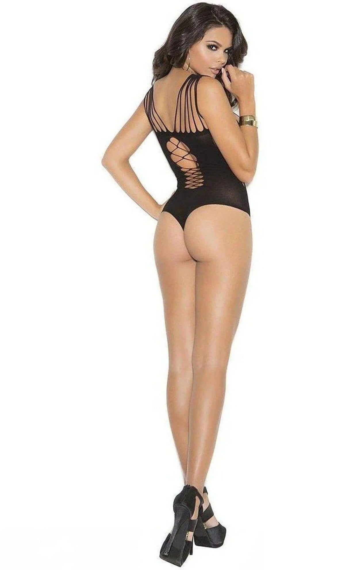 Elegant Moments  1150 Crochet teddy with floral design - Teddy