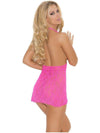 Elegant Moments  EM-1422 Lace Halter Mini Dress Also in plus size Elegant Moments