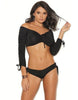 Elegant Moments  EM-3984 Lycra Off the Shoulder Cami Top Set Elegant Moments