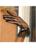 Elegant Moments EM-1260 Lace wrist length gloves with ruffle trim Elegant Moments