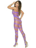 Elegant Moments EM-1658 Strappy Bodystocking with Open Crotch Elegant Moments