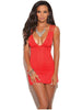 Elegant Moments EM-8279 Deep V mini dress with triple straps Elegant Moments