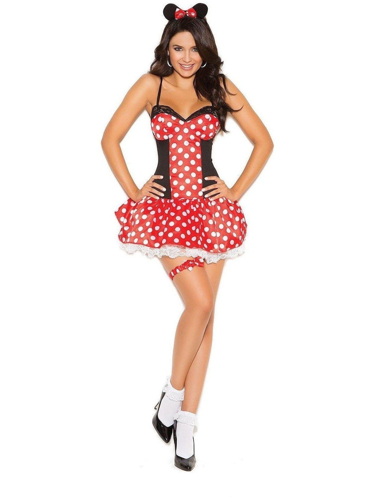 Elegant Moments EM-9130 Miss Mouse 3 pc costume Elegant Moments